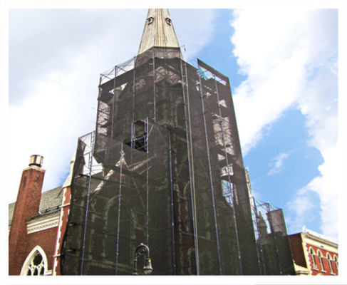 Vlam Zwarte Brand - vertragerspuin die 2m X 50m opleveren 80gsm-Verhinderde Daling