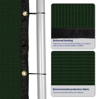 Van de Omheiningsscreening fabric sport van de kettingsverbinding het Windscherm van de de Baltennisbaan het Opleveren Zonder knopen PE