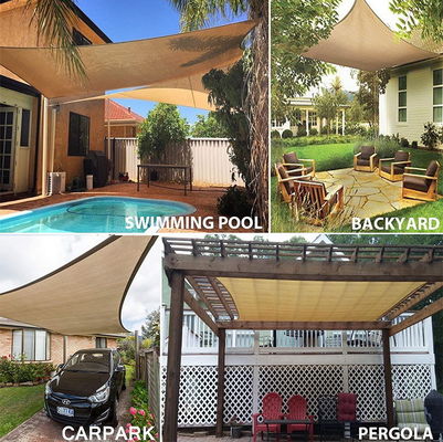 Van de het Zeil de UVbescherming van de driehoeksschaduw zeilen van de de zonschaduw